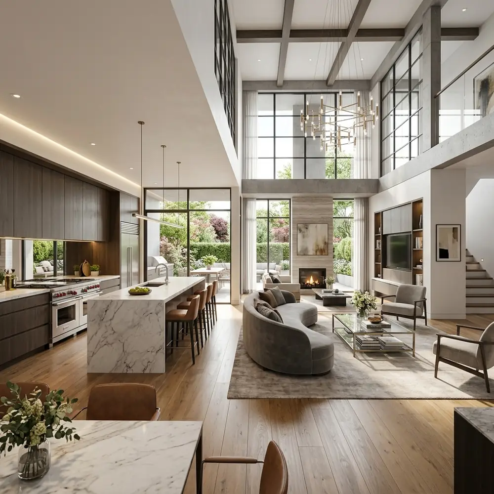 High End Interior Space Layout Ideas
